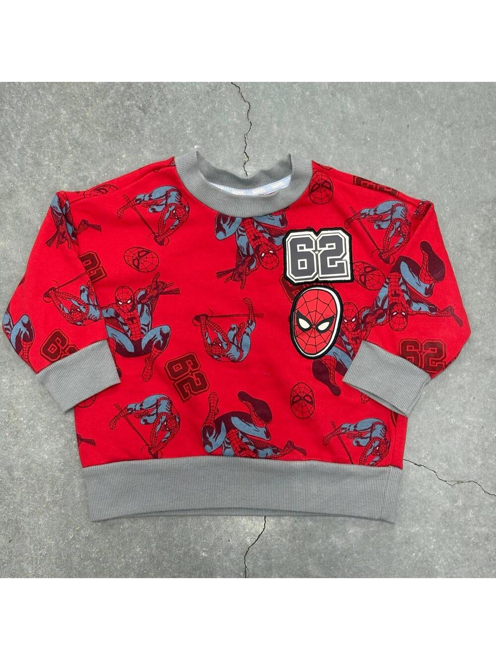 MARVEL Spider Man Baby Crewneck Sweater